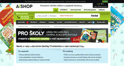 Desktop Screenshot of ajshop.cz
